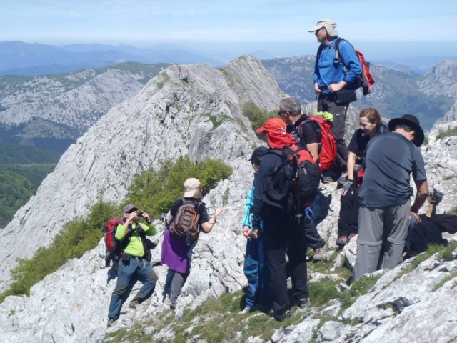 andando hasta la cumbre